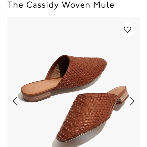 Madewell Shoes - Madewell Cassidy Woven Leather Mule Size 6